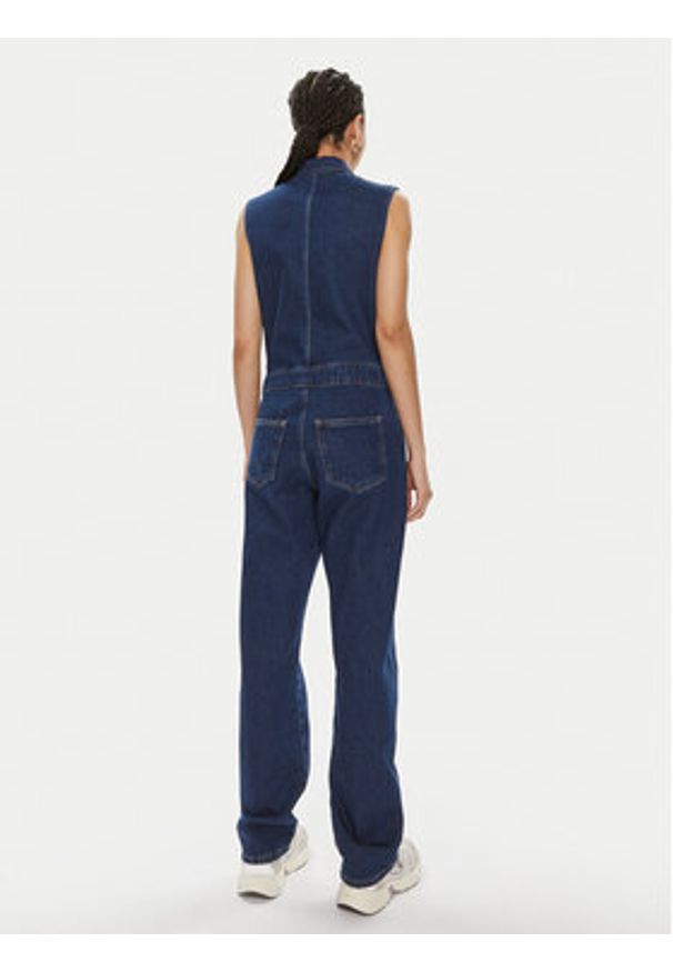 Calvin Klein Jeans Kombinezon J20J222840 Granatowy Regular Fit. Kolor: niebieski. Materiał: bawełna