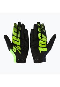 Rękawiczki rowerowe 100% Celium. Kolor: czarny, wielokolorowy, żółty. Sport: kolarstwo