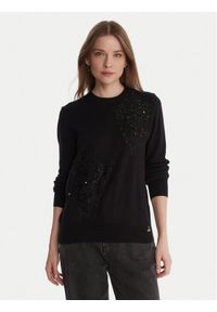 Artigli Sweter ACMA002801 Czarny Regular Fit. Kolor: czarny. Materiał: syntetyk