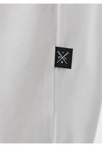 Pako Lorente - PAKO LORENTE – Biały gładki t-shirt v-neck. Kolor: czarny, biały, niebieski. Materiał: bawełna, elastan. Wzór: gładki #4