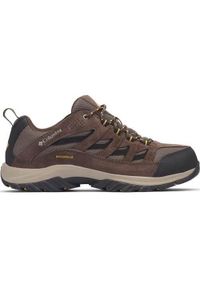 columbia - Buty trekkingowe męskie Columbia Crestwood Waterproof. Zapięcie: sznurówki. Kolor: brązowy. Materiał: syntetyk, materiał, zamsz, guma. Szerokość cholewki: normalna. Sport: turystyka piesza #2