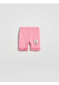 Reserved - Szorty Koci Domek Gabi - różowy. Kolor: różowy. Materiał: bawełna #1