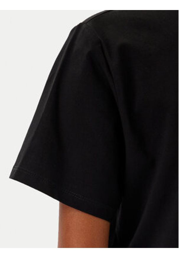 MET T-Shirt M10 261TS Czarny Regular Fit. Kolor: czarny. Materiał: bawełna