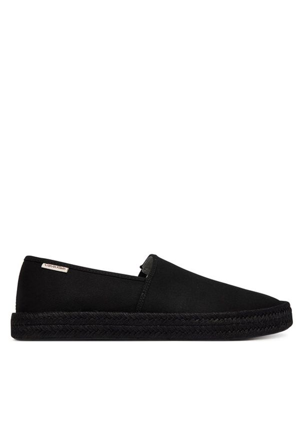 Calvin Klein Espadryle Javi HM0HM02076 Czarny. Kolor: czarny. Materiał: materiał