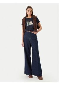 Barbour T-Shirt Brambles LTS0712NY73 Granatowy Regular Fit. Kolor: niebieski. Materiał: bawełna #5