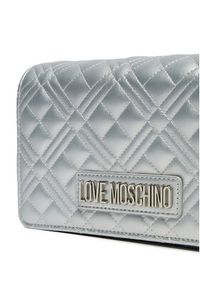 Love Moschino - LOVE MOSCHINO Torebka JC4079PP1MLA196B Srebrny. Kolor: srebrny. Materiał: skórzane