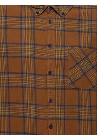 Blend Koszula 20715812 Brązowy Regular Fit. Kolor: brązowy. Materiał: bawełna