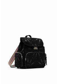 Desigual plecak damski kolor czarny mały. Kolor: czarny #2