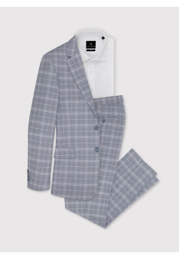 Pako Lorente - PAKO LORENTE – Marynarka garniturowa P22SF-3G-005-N-S. Okazja: na ślub cywilny, na wesele. Materiał: poliester, elastan, wiskoza. Styl: elegancki