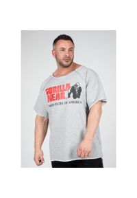 GORILLA WEAR - Classic Top do ćwiczeń - Szary. Kolor: szary. Sport: fitness