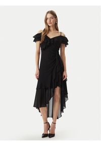 Morgan Sukienka koktajlowa 251-RJOLIE Czarny Regular Fit. Kolor: czarny. Materiał: syntetyk. Styl: wizytowy #1