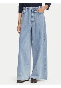 Weekend Max Mara Jeansy Zattera 2625186031 Niebieski Wide Leg. Kolor: niebieski #1