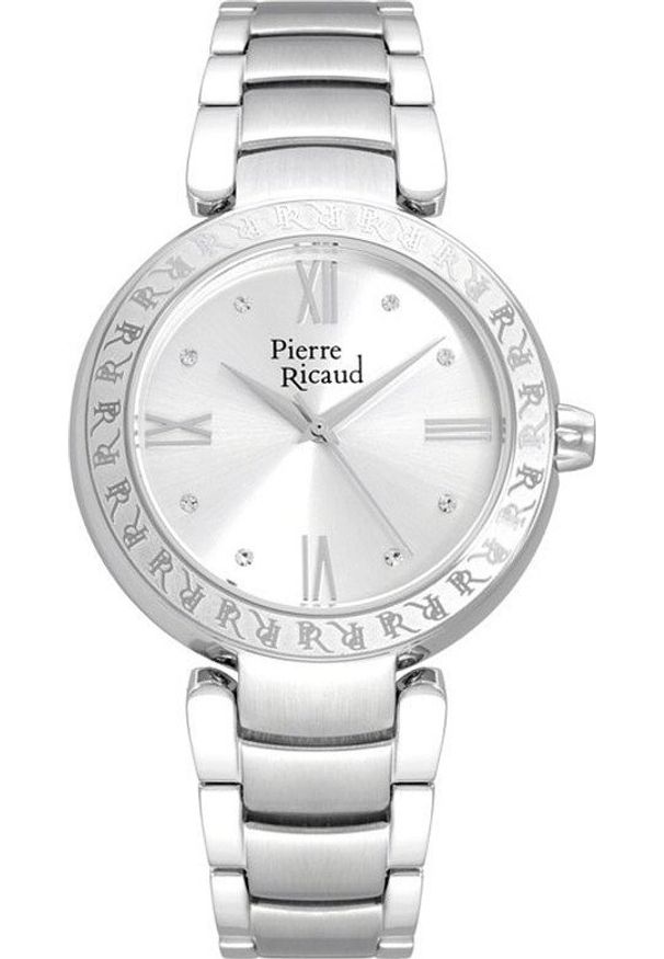 Zegarek Pierre Ricaud Zegarek damski Pierre Ricaud P22032.5183Q/T CYRKONIE srebrny. Kolor: srebrny