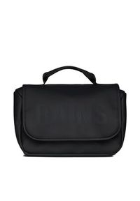 Rains Kosmetyczka Texel Wash Bag W1 16310 Czarny. Kolor: czarny. Materiał: materiał #6
