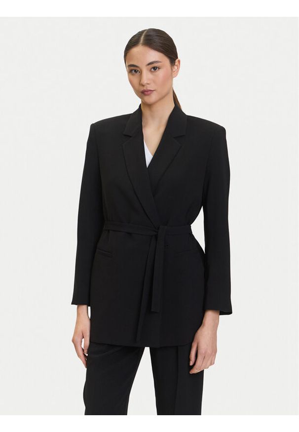 Armani Exchange Marynarka XW000663 AF10872 UC001 Czarny Regular Fit. Kolor: czarny. Materiał: syntetyk