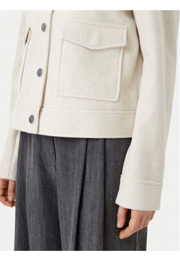 Vila Kurtka przejściowa Jumpy 14100222 Beżowy Regular Fit. Kolor: beżowy. Materiał: syntetyk