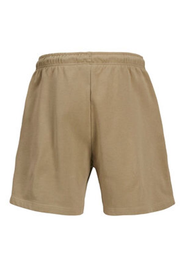 Jack & Jones - Jack&Jones Szorty sportowe Gordon 12268448 Beżowy Regular Fit. Kolor: beżowy. Materiał: bawełna. Styl: sportowy
