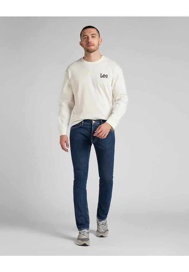 Lee - LEE LUKE BUTTON FLY MĘSKIE SPODNIE JEANSOWE STONE ESME L70SNIWF 112322027