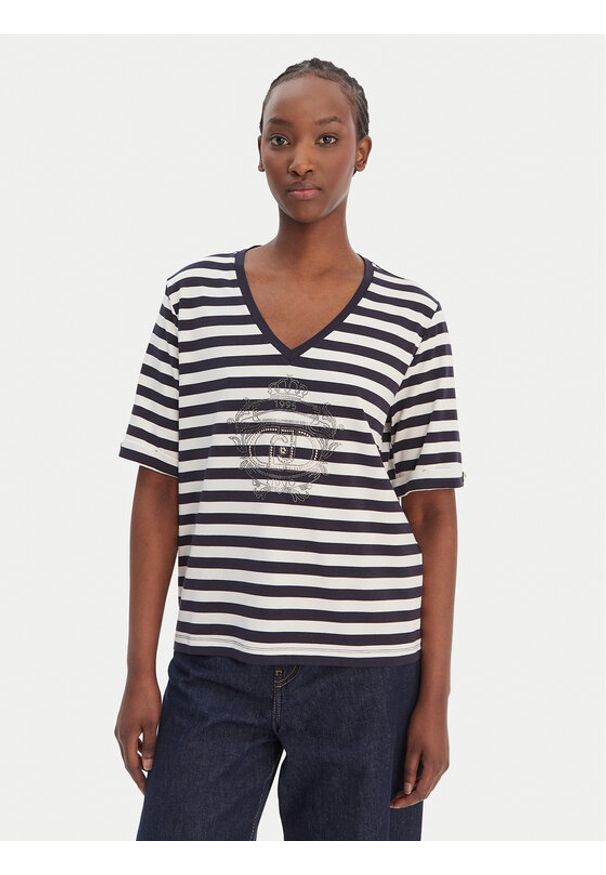 Liu Jo Sport T-Shirt TA6206 JS005 Kolorowy Regular Fit. Materiał: bawełna. Wzór: kolorowy. Styl: sportowy