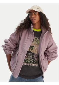 Roxy Kurtka przejściowa Slow Song II ERJJK03646 Fioletowy Relaxed Fit. Kolor: fioletowy. Materiał: bawełna #4