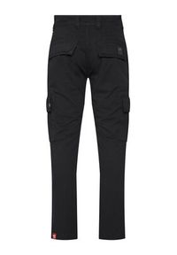 Alpha Industries Spodnie materiałowe Agent 158205 Czarny Regular Fit. Kolor: czarny. Materiał: materiał, bawełna