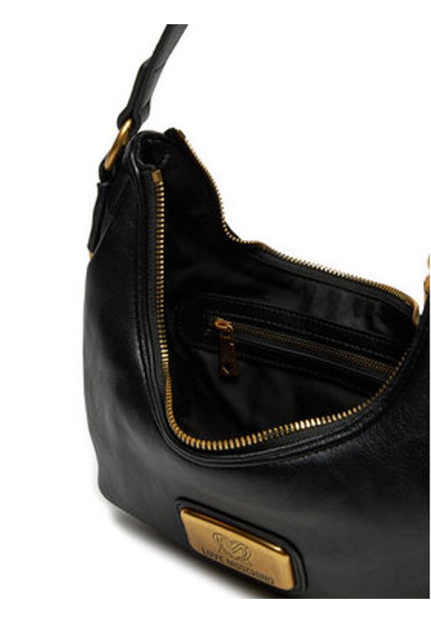 Love Moschino - LOVE MOSCHINO Torebka JC4273PP0LKB0000 Czarny. Kolor: czarny. Materiał: skórzane
