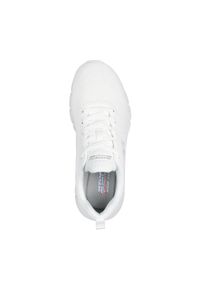 skechers - Adidasy Skechers Bobs B Flex - Chill, Mężczyźni. Kolor: biały. Materiał: materiał