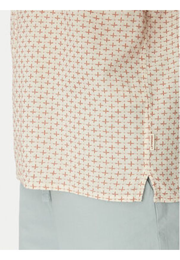 Jack & Jones Koszula Luke 12277185 Beżowy Relaxed Fit. Kolor: beżowy. Materiał: bawełna