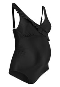 Kostium kąpielowy ciążowy bonprix czarny. Kolekcja: moda ciążowa. Kolor: czarny #1