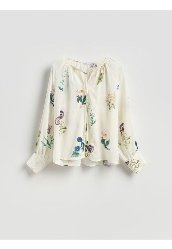 Reserved - Bluzka z ramią - wielobarwny