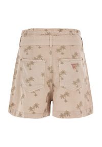 Guess Szorty materiałowe Janna W3GD0L WDP87 Beżowy Loose Fit. Kolor: beżowy. Materiał: lyocell #7