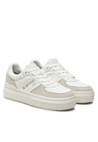 G-Star RAW - G-Star Raw Sneakersy Eve Bsc Lea W 2411 076501 Biały. Kolor: biały. Materiał: skóra