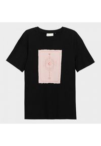 outhorn - T-shirt z nadrukiem męski. Okazja: na co dzień. Materiał: jersey, bawełna. Wzór: nadruk. Styl: casual #4