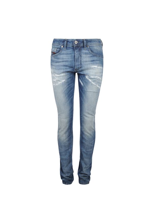 Diesel Jeansy "Thommer". Materiał: jeans. Wzór: aplikacja