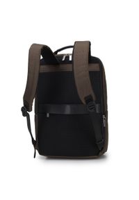 Wittchen - Męski plecak na laptopa 17” z tasiemką oliwkowy. Kolor: oliwkowy. Materiał: poliester. Wzór: aplikacja. Styl: sportowy, elegancki #5