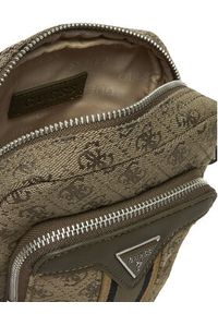 Guess Saszetka HMMIST P5163 Khaki. Kolor: brązowy. Materiał: skóra #4