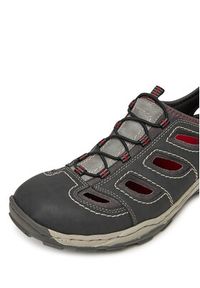 Rieker Półbuty 08065-46 Szary. Kolor: szary. Materiał: materiał, syntetyk #4