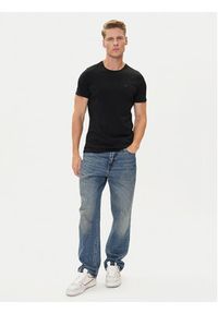 Tommy Jeans T-Shirt DM0DM04411 Czarny Slim Fit. Kolor: czarny. Materiał: bawełna #3