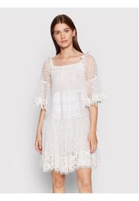 Iconique Sukienka letnia Amber IC22 021 Biały Regular Fit. Kolor: biały. Materiał: syntetyk. Sezon: lato