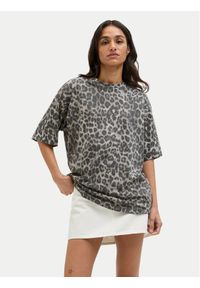 JJXX T-Shirt Andrea 12284102 Szary Loose Fit. Kolor: szary. Materiał: bawełna