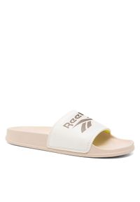 Reebok Klapki Fulgere Slide HR0689 Biały. Kolor: biały. Materiał: skóra