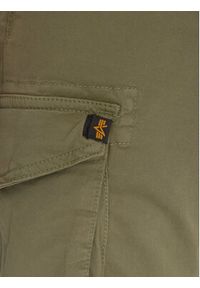 Alpha Industries Joggery Twill 116202 Zielony Regular Fit. Kolor: zielony. Materiał: bawełna #5