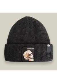 Czapka Beanie Goorin Bros The Cancelled Skull Czarna. Kolor: czarny #1