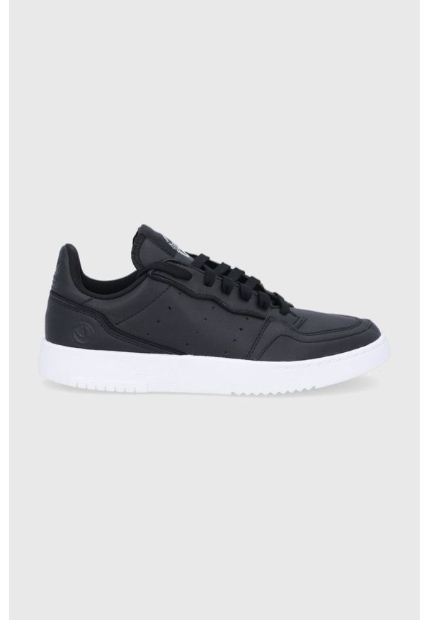 adidas Originals Buty kolor czarny. Nosek buta: okrągły. Kolor: czarny. Materiał: guma