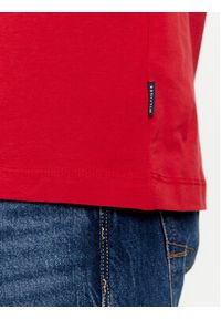 TOMMY HILFIGER - Tommy Hilfiger T-Shirt Stripe Chest MW0MW34428 Czerwony Regular Fit. Kolor: czerwony. Materiał: bawełna #2