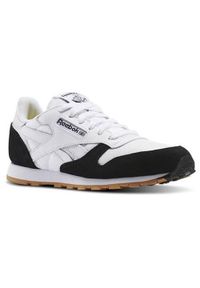 Buty do chodzenia dla dzieci Reebok CL Leather. Zapięcie: sznurówki. Kolor: wielokolorowy, biały. Materiał: tkanina, guma, materiał, syntetyk. Szerokość cholewki: normalna. Sport: turystyka piesza