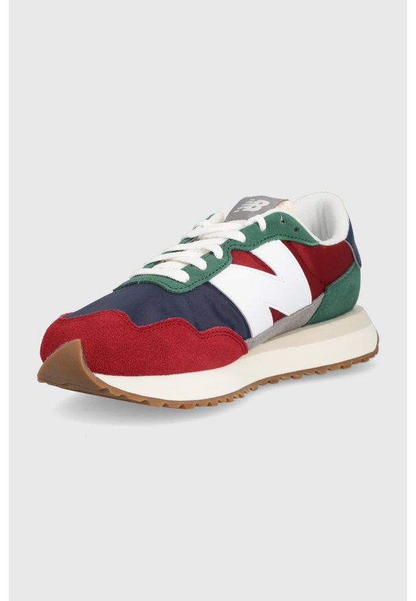 New Balance sneakersy MS237EA. Nosek buta: okrągły. Zapięcie: sznurówki. Materiał: guma