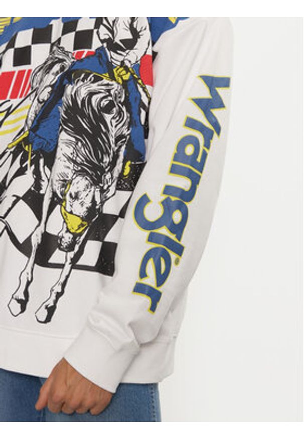 Wrangler Bluza Hot Wheels 112357947 Kolorowy Regular Fit. Materiał: bawełna. Wzór: kolorowy