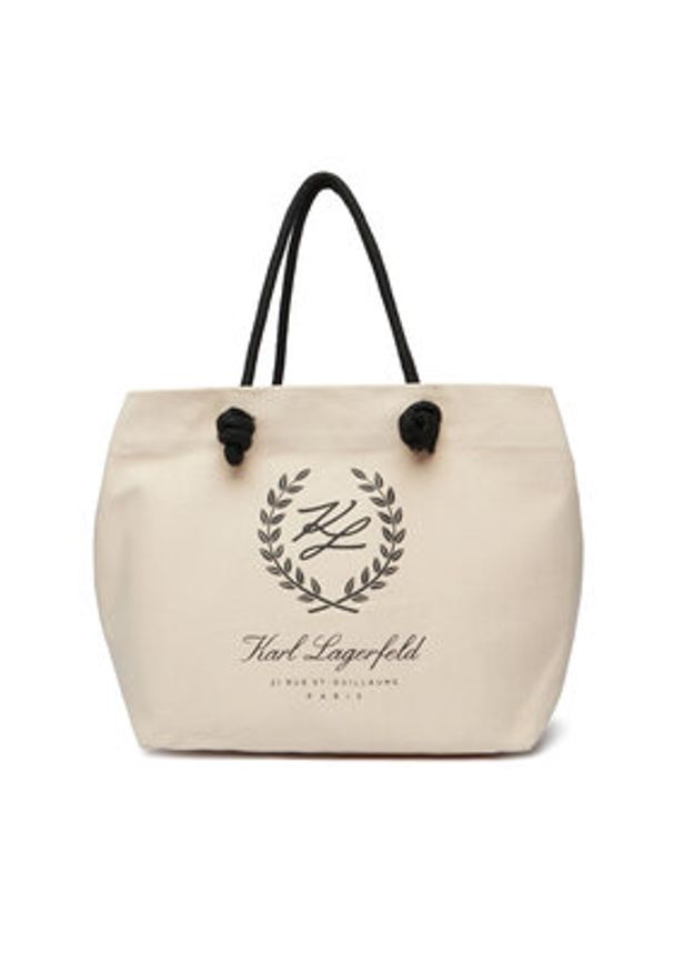 Karl Lagerfeld - KARL LAGERFELD Torebka B1W46065 Beżowy. Kolor: beżowy