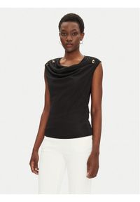 Rinascimento Bluzka CFC0123497003 Czarny Regular Fit. Kolor: czarny. Materiał: syntetyk #1